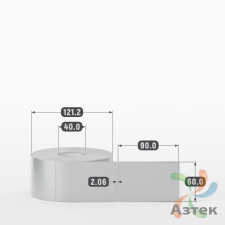 Этикетка самоклеящаяся 60х90 (рядов 1 по 1 000 шт) PET Matt Silver в рулоне, втулка 40 мм (к) IQ code