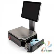 Весы Mertech M-ER 727 PM-15.2 Ethernet USB WiFi настольные торговые до 15 кг с печатью этикеток