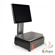 Весы Mertech M-ER 727 PM-15.2 Ethernet USB WiFi настольные торговые до 15 кг с печатью этикеток