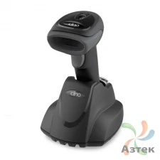 Сканер штрих-кода Cino A660BT 2D  2D Imager, Черный ручной, Bluetooth, RS-232 кабель, USB кабель, базовая станция
