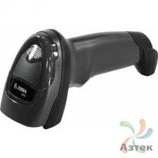 Сканер штрих-кода Zebra DS2208 1D/2D  2D Imager, Черный ручной, USB кабель, подставка