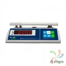 Весы Mertech M-ER 326 AFU-15.2 LED настольные фасовочные до 15 кг, пластик