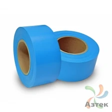 ПВХ лента 45мм х 100м втулка 76 мм, цвет - голубой	