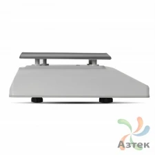 Весы Mertech M-ER 329 AC-15.2 IP68 LED Белый с вторым дисплеем настольные торговые до 15 кг, нержавеющая сталь