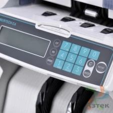 Детектор валют автоматический Mertech C-4 LCD Белый RUB, USD, EUR