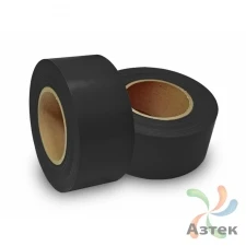 ПВХ лента 25мм х 100м втулка 76 мм, цвет - черный	