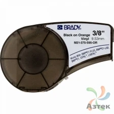 Картридж Brady M21-375-595-OR для BMP21, M210 и M211 (Черный на оранжевом)