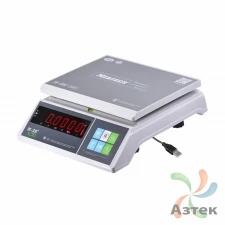 Весы Mertech M-ER 326 AFU-15.1 USB с вторым дисплеем настольные фасовочные до 15 кг, пластик