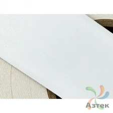 Лента из искусственной кожи 10мм х 50м втулка 76 мм, цвет - белый