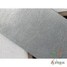 Лента из искусственной кожи 10мм х 50м втулка 76 мм, цвет - серебристый