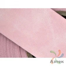 Лента из искусственной кожи 15мм х 50м втулка 76 мм, цвет - светло-розовый