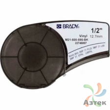 Картридж Brady M21-500-595-BK для BMP21, M210 и M211 (Белый на черном)