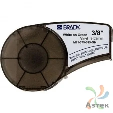 Картридж Brady M21-375-595-GN для BMP21, M210 и M211 (Белый на зеленом)