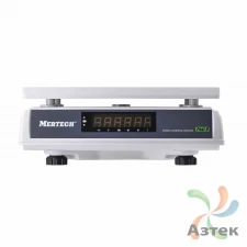 Весы Mertech M-ER 326 AFU-6.01 с вторым дисплеем настольные фасовочные до 6 кг, пластик