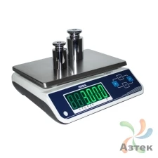 Весы Невские весы НВ-25-1.5-101з настольные порционные до 25 кг, нержавеющая сталь, зеленый светодиодный