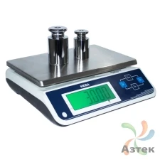 Весы Невские весы НВ-25-1.5-101ЖКз настольные порционные до 25 кг, нержавеющая сталь, ЖК с зеленой подсветкой