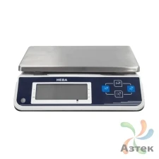 Весы Невские весы НВ-25-1.5-101ЖКз настольные порционные до 25 кг, нержавеющая сталь, ЖК с зеленой подсветкой