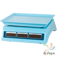 Весы МЕХЭЛЕКТРОН-М ВР4900-15-2Д-ДБ 14 настольные торговые до 15 кг, пластик, LED