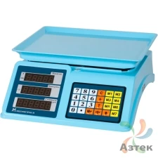 Весы МЕХЭЛЕКТРОН-М ВР4900-30-2Д-ДБ 14 настольные торговые до 30 кг, пластик, LED
