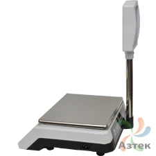 Весы МЕХЭЛЕКТРОН-М ВР4900-15-2Д-СДБ 05 настольные торговые до 15 кг, нержавеющая сталь, LED