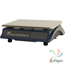 Весы МЕХЭЛЕКТРОН-М ВЭТ-30-2/5-2С-ДБ настольные фасовочные до 30 кг, нержавеющая сталь, LED