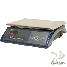 Весы МЕХЭЛЕКТРОН-М ВЭТ-6-0,5/1-2С-ДБ настольные фасовочные до 6 кг, нержавеющая сталь, LED