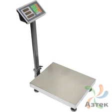 Весы МЕХЭЛЕКТРОН-М ВЭТ-300-50/100-1С-ДБСК (450*600) напольные товарные до 300 кг, нержавеющая сталь, LED