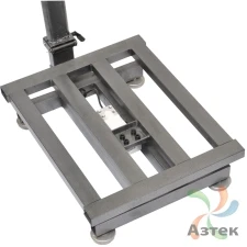 Весы МЕХЭЛЕКТРОН-М ВЭТ-300-50/100-1С-ДБСК (450*600) напольные товарные до 300 кг, нержавеющая сталь, LED