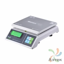 Весы Mertech M-ER 326 AFU-6.01 с вторым дисплеем настольные фасовочные до 6 кг, пластик, LCD