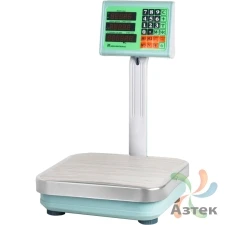Весы МЕХЭЛЕКТРОН-М ВЭТ-60-10/20-3С-ТДБ настольные товарные до 60 кг, нержавеющая сталь, LED