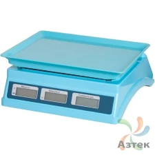 Весы МЕХЭЛЕКТРОН-М ВР4900-30-2Д-АБ 14 настольные торговые до 30 кг, пластик, ЖК