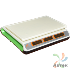 Весы МЕХЭЛЕКТРОН-М ВР4900-15-2Д-ДБ 12 настольные торговые до 15 кг, нержавеющая сталь, LED