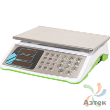 Весы МЕХЭЛЕКТРОН-М ВР4900-30-2Д-ДБ 04 настольные торговые до 30 кг, нержавеющая сталь, LED