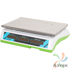 Весы МЕХЭЛЕКТРОН-М ВР4900-30-2Д-ДБ 04 настольные торговые до 30 кг, нержавеющая сталь, LED