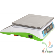 Весы МЕХЭЛЕКТРОН-М ВР4900-30-2Д-АБ 04 настольные торговые до 30 кг, нержавеющая сталь, ЖК