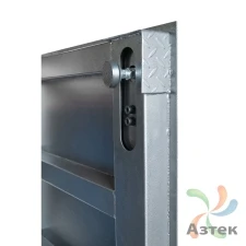 Весы МЕХЭЛЕКТРОН-М ВЭТ-1-1000П-1С-ДБ (1м*1,2м) напольные промышленные до 1 000 кг, нержавеющая сталь, LED